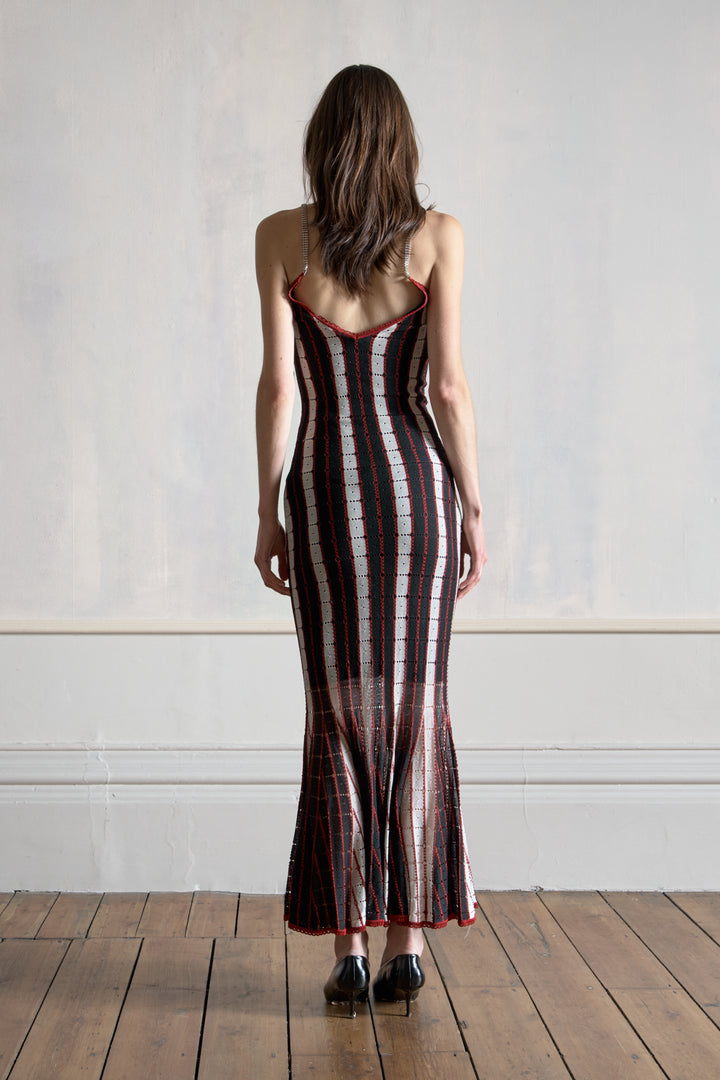 John Galliano Stripe Knit Dress (SS 2002)