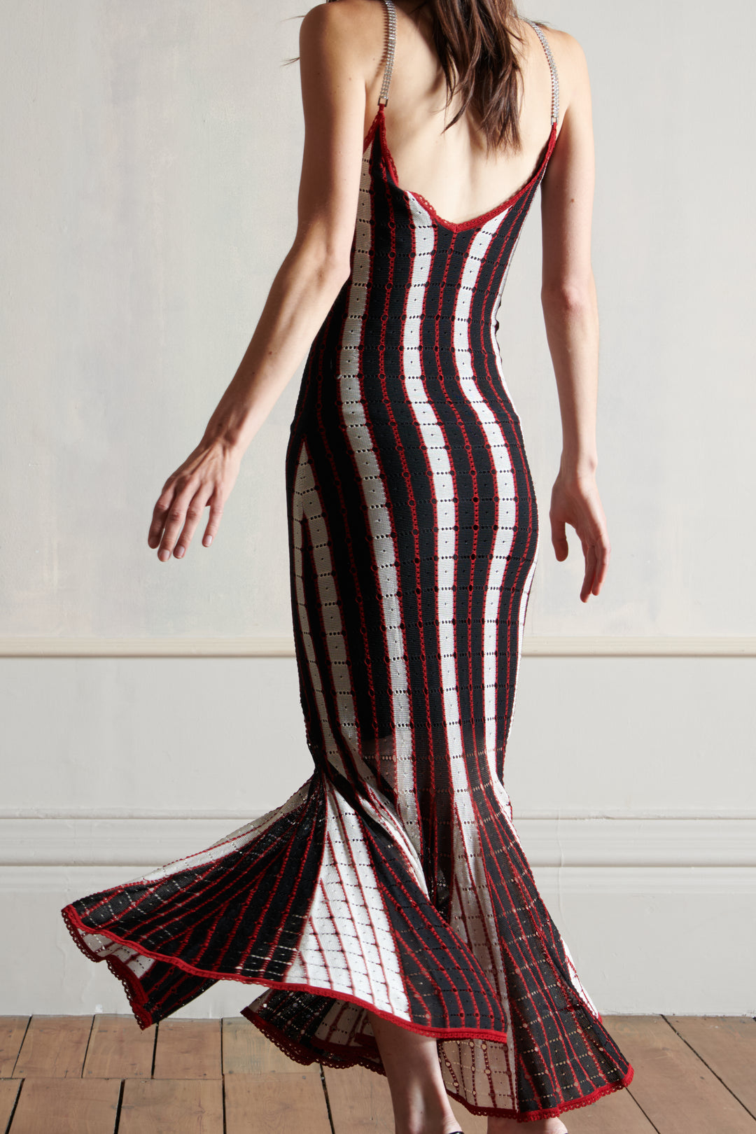 John Galliano Stripe Knit Dress (SS 2002)