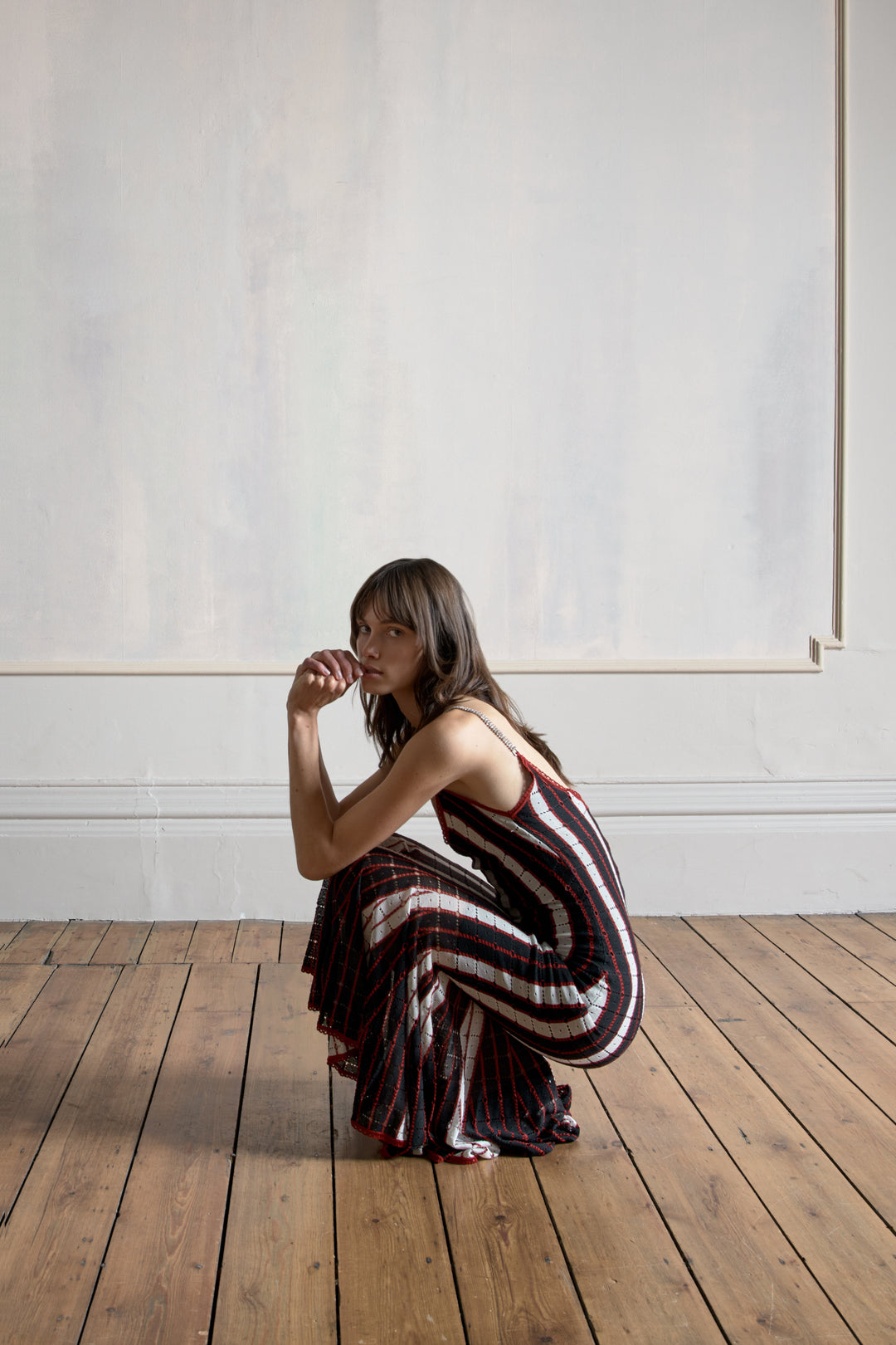John Galliano Stripe Knit Dress (SS 2002)