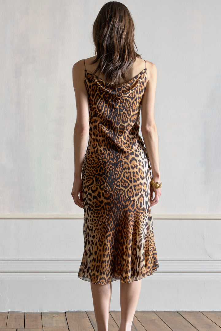 Christian Dior Leopard-Print Bias Cut Dress by John Galliano (AW 2004)