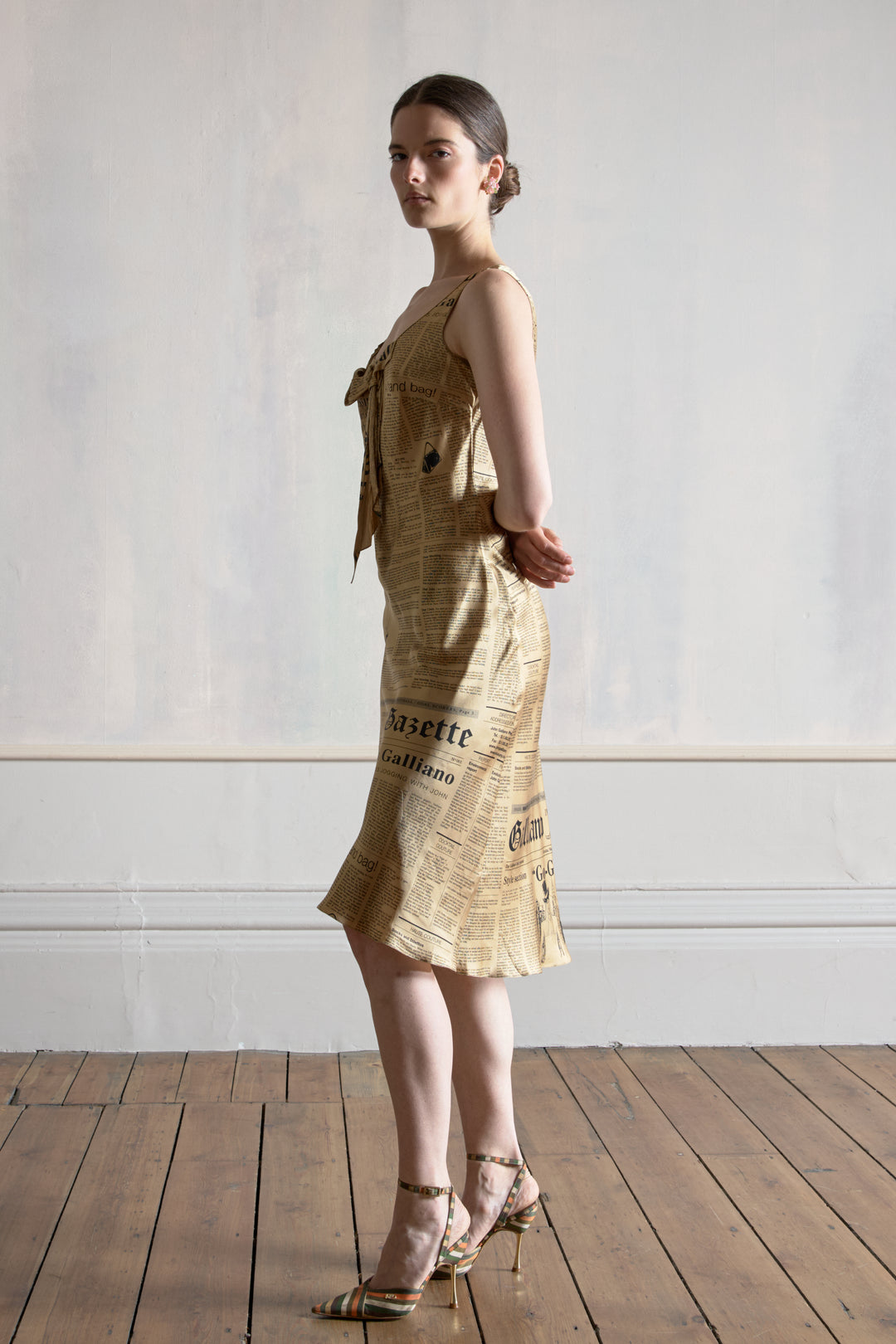 John Galliano 'Galliano Gazette' Newspaper Dress (SS 2005)