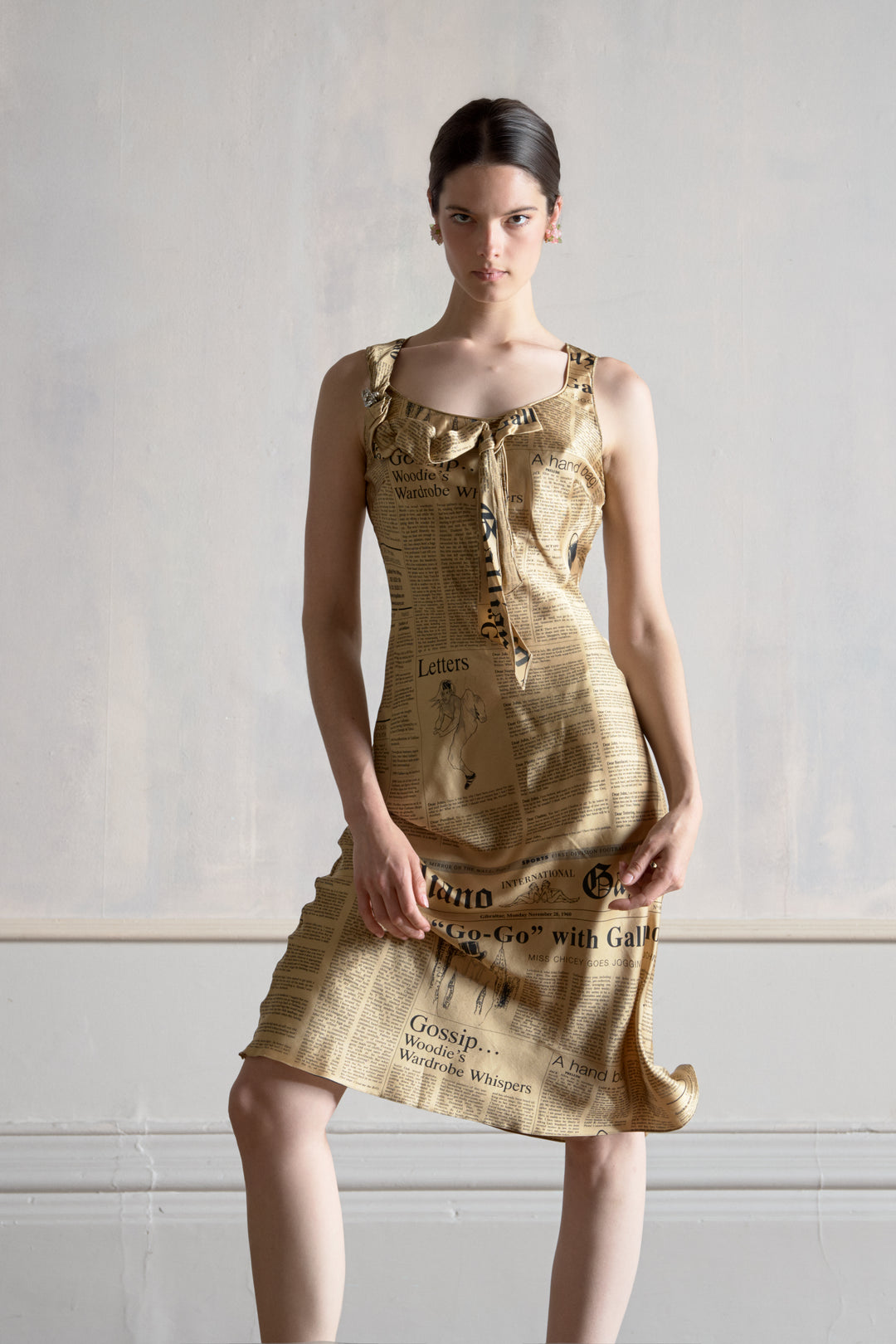 John Galliano 'Galliano Gazette' Newspaper Dress (SS 2005)