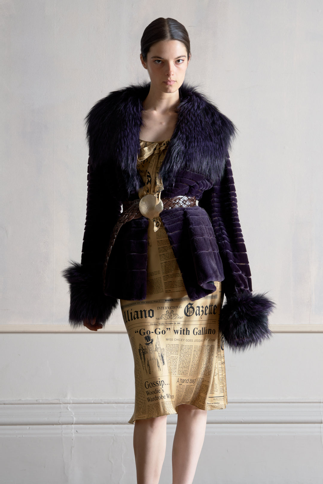 Gianfranco Ferré Mink and Fox Fur Coat (c. 2000s)