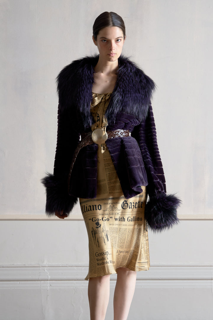 Gianfranco Ferré Mink and Fox Fur Coat (c. 2000s)