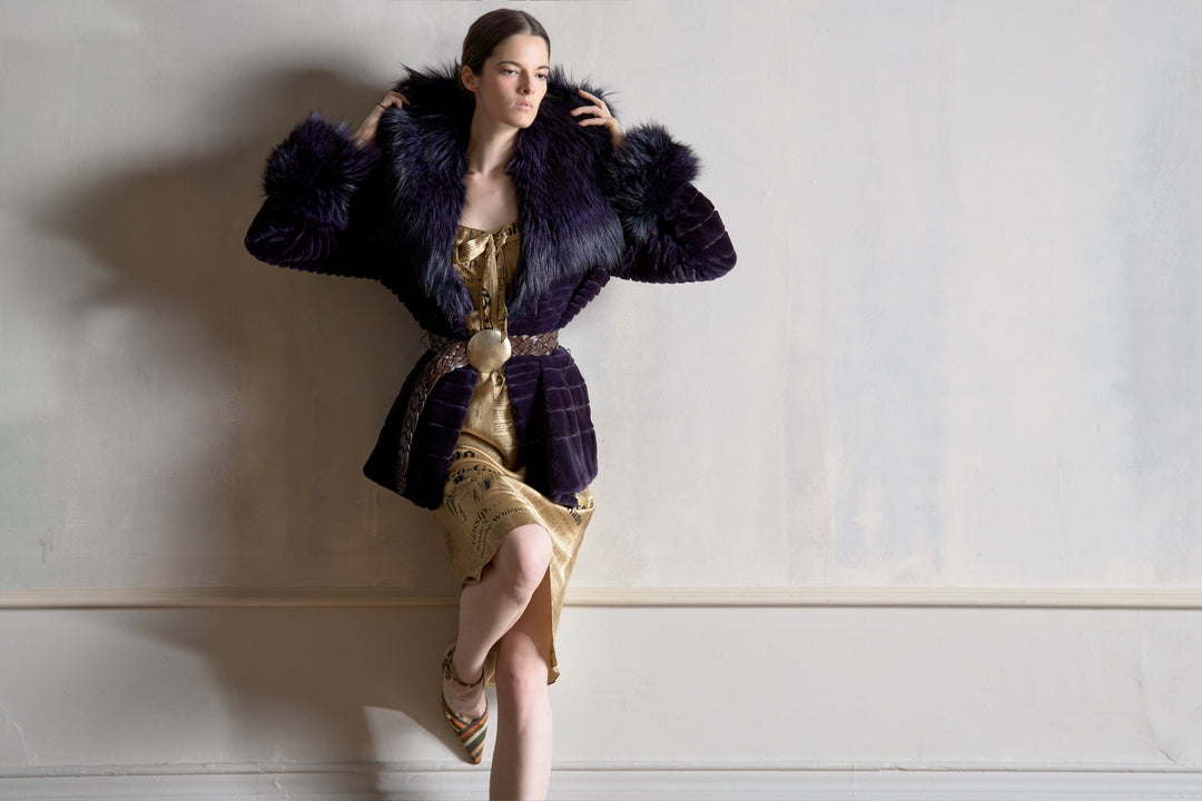 Gianfranco Ferré Mink and Fox Fur Coat (c. 2000s)