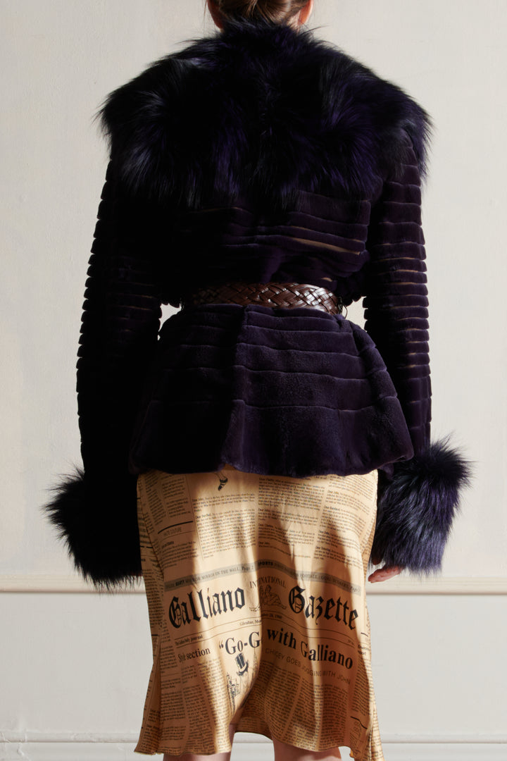 Gianfranco Ferré Mink and Fox Fur Coat (c. 2000s)
