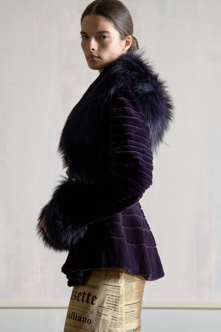 Gianfranco Ferré Mink and Fox Fur Coat (c. 2000s)