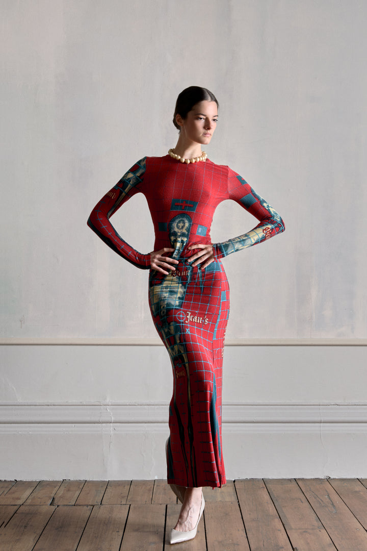 Jean Paul Gaultier 'Cyberbaba' Jersey Dress (SS 1996)