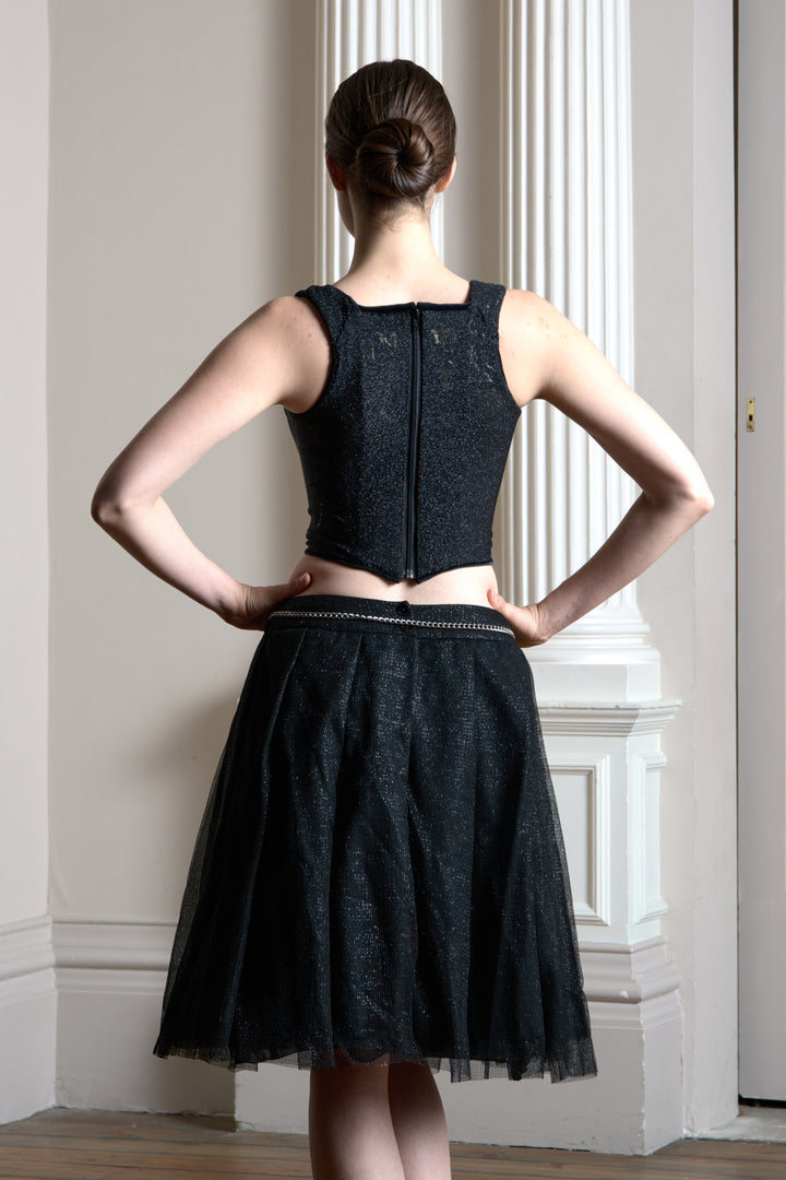 Chanel Black Tulle Skirt by Karl Lagerfeld (AW 2000)