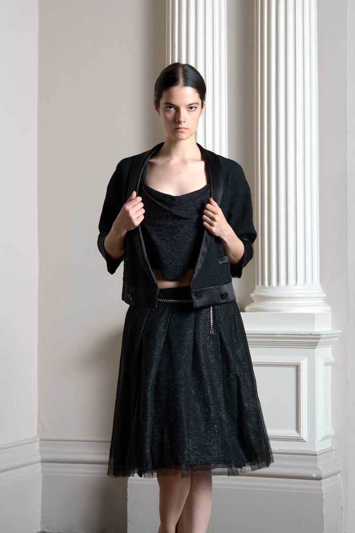 Chanel Black Tulle Skirt by Karl Lagerfeld (AW 2000)