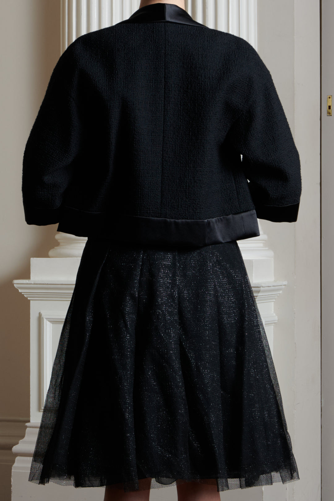 Chanel Black Tulle Skirt by Karl Lagerfeld (AW 2000)