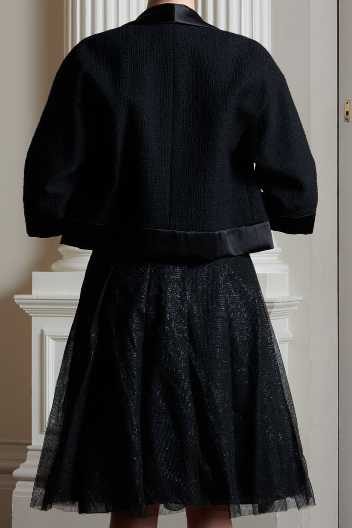Chanel Black Tulle Skirt by Karl Lagerfeld (AW 2000)
