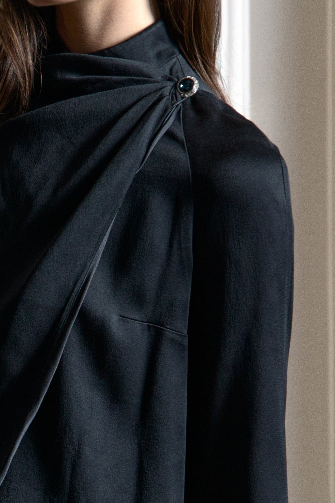 Christian Dior Silk Blouse with Mandarin Collar by John Galliano (Resort 2008)