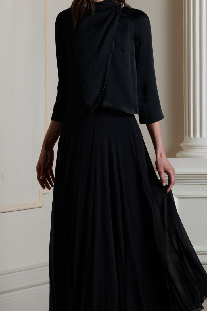 Christian Dior Silk Blouse with Mandarin Collar by John Galliano (Resort 2008)