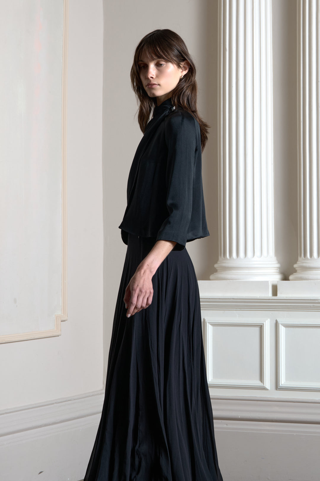 Christian Dior Silk Blouse with Mandarin Collar by John Galliano (Resort 2008)