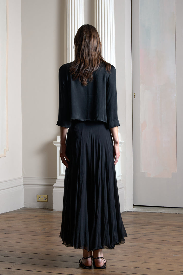 Christian Dior Silk Blouse with Mandarin Collar by John Galliano (Resort 2008)
