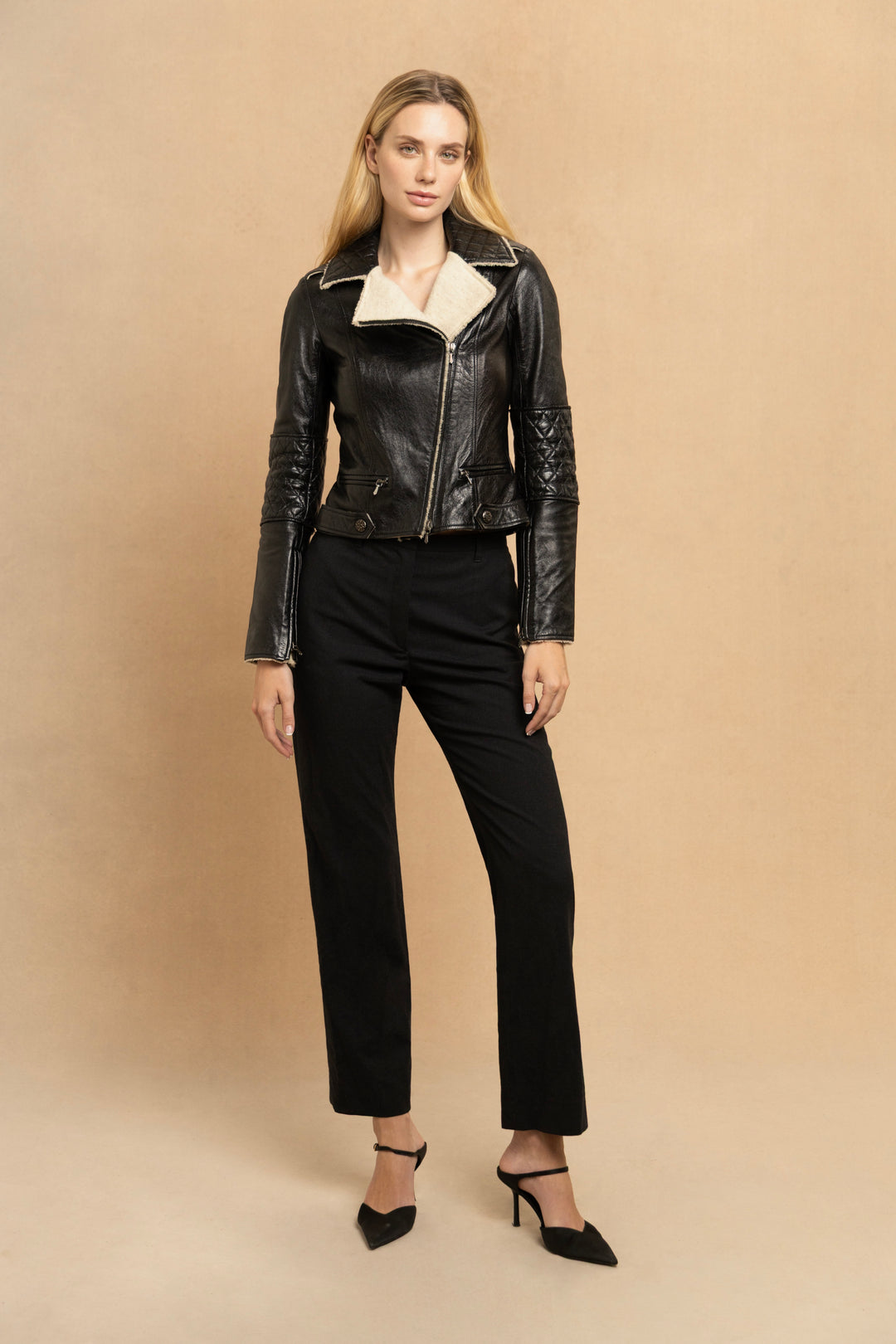 Chanel Black Lambskin Jacket by Karl Lagerfeld (c. 2011)