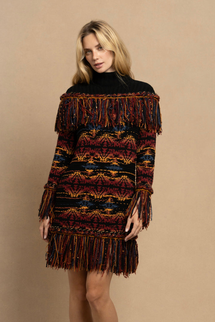 Chanel Paris- Dallas Wool Sweater Dress by Karl Lagerfeld (Pre-Fall 2014)
