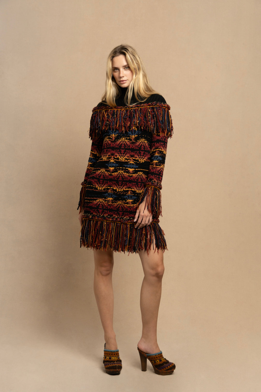 Chanel Paris- Dallas Wool Sweater Dress by Karl Lagerfeld (Pre-Fall 2014)