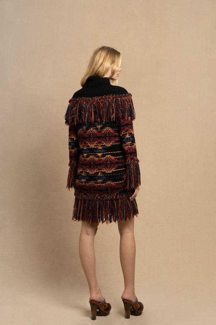 Chanel Paris- Dallas Wool Sweater Dress by Karl Lagerfeld (Pre-Fall 2014)