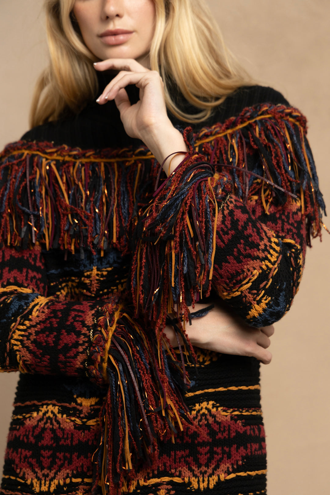 Chanel Paris- Dallas Wool Sweater Dress by Karl Lagerfeld (Pre-Fall 2014)