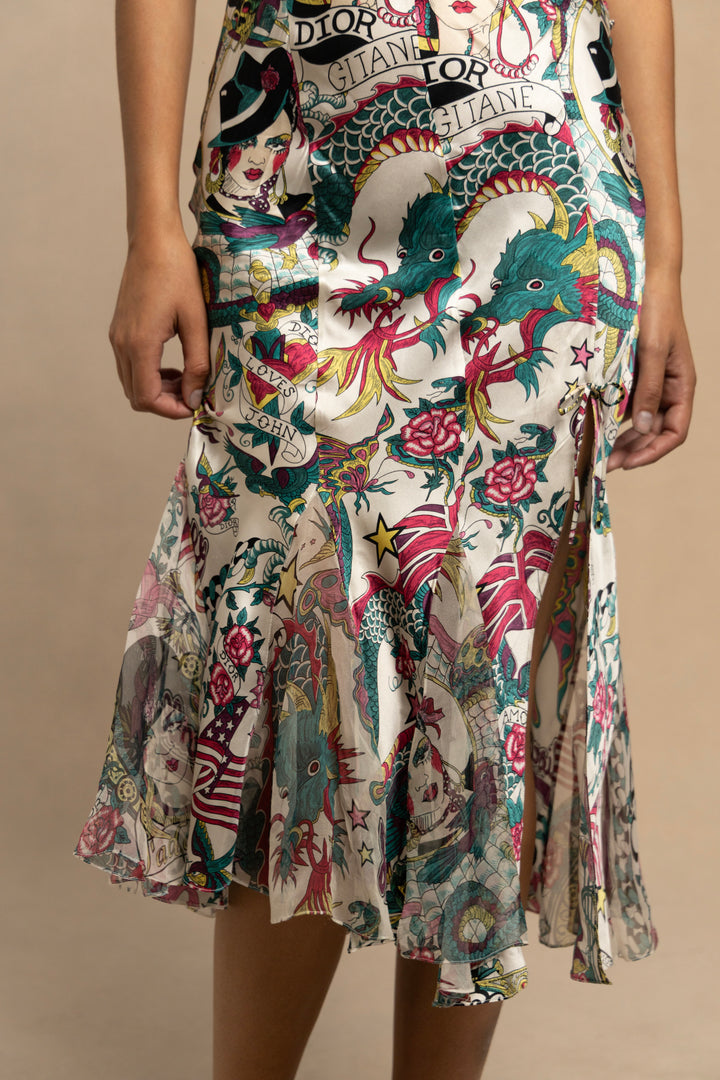 Christian Dior Gitane Tattoo Dress by John Galliano (SS 2004)