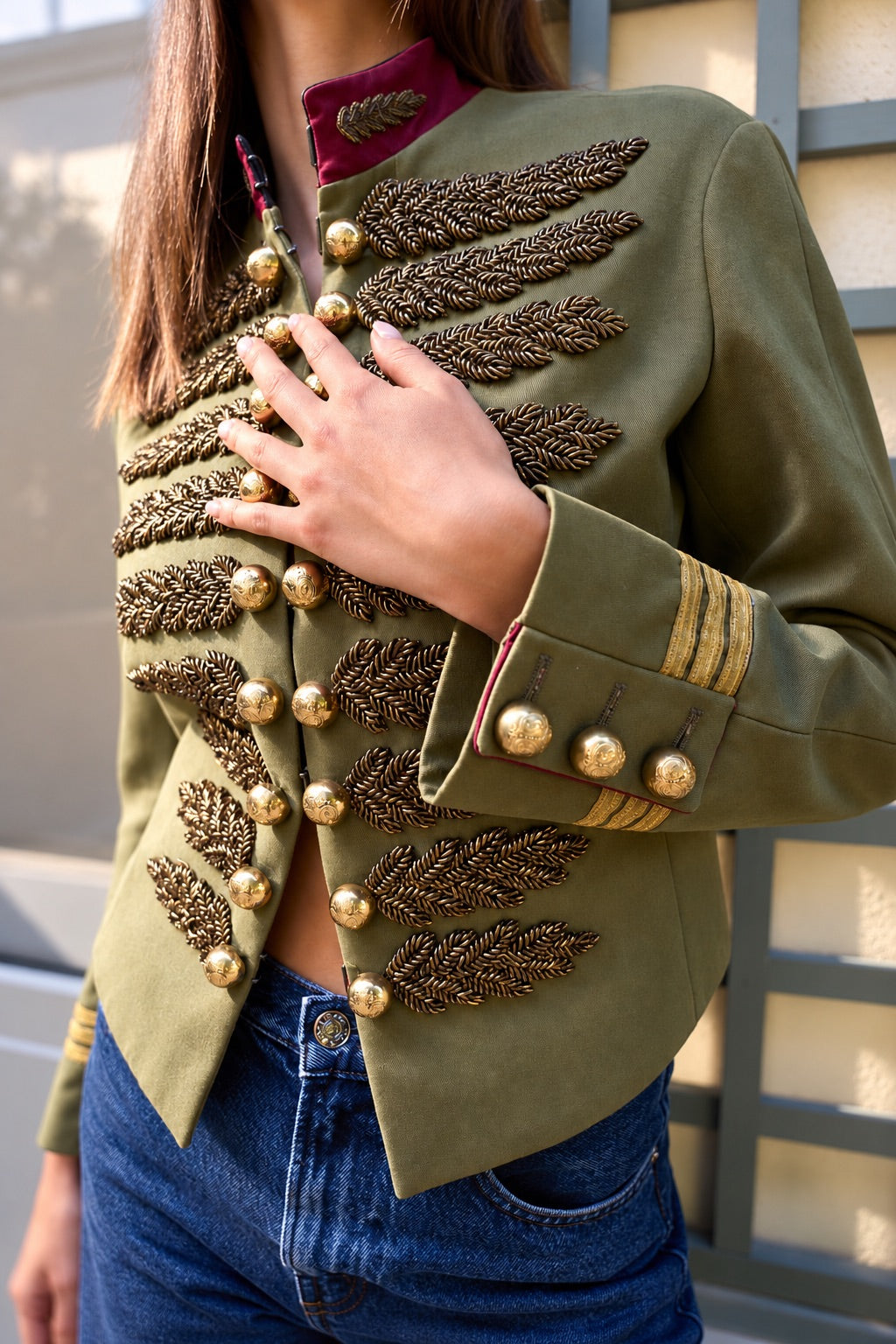 Gucci Military Inspired Jacket by Frida Giannini (SS 2015)