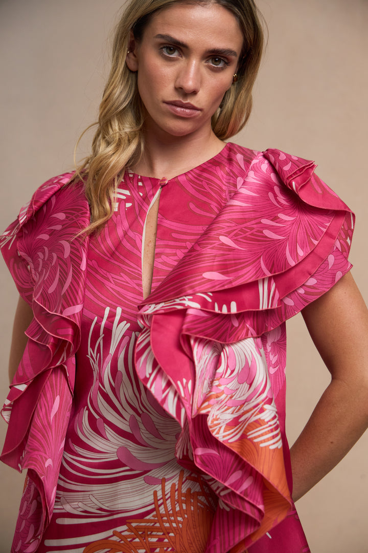 Gucci Pink Print Dress by Frida Giannini (SS 2013)