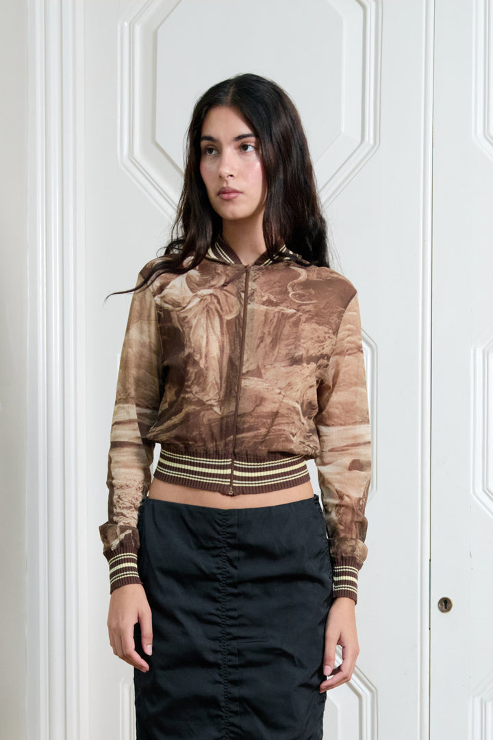 Jean Paul Gaultier Mesh Bedouins Bomber Jacket (SS 1998)