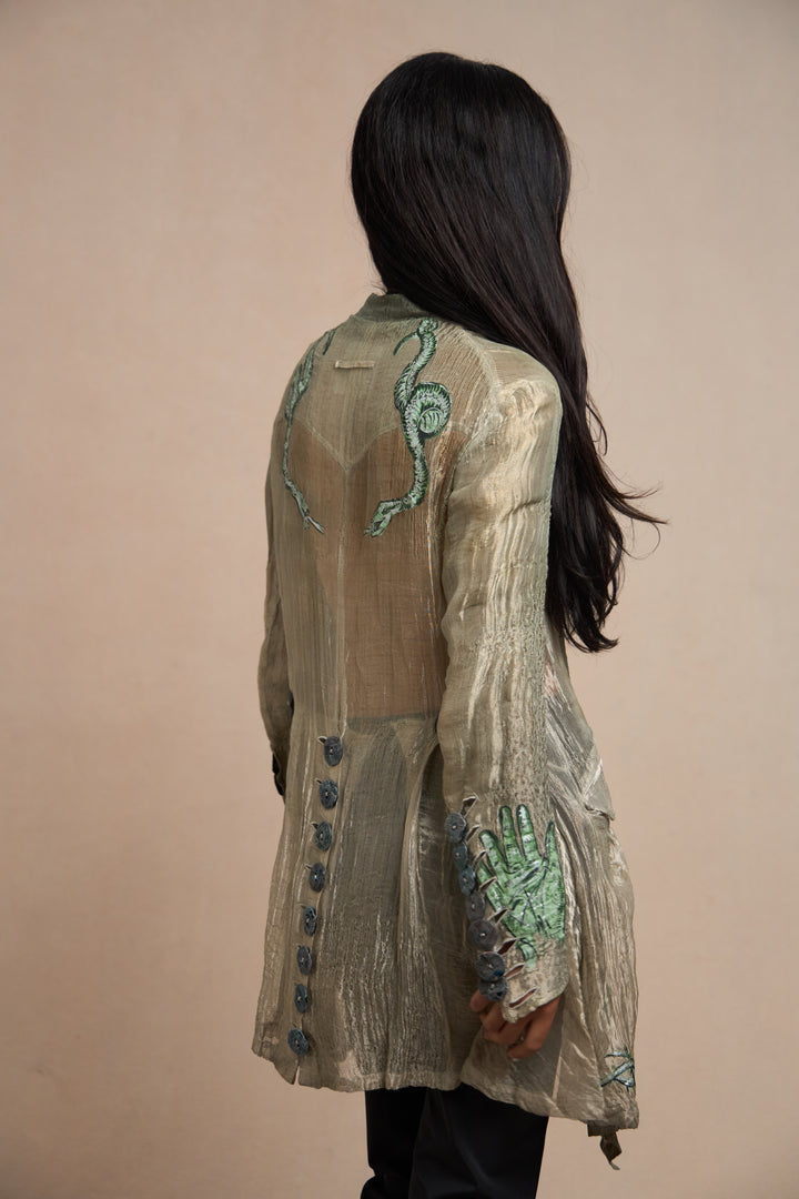Jean Paul Gaultier 'Les Tatouages' Esoteric Motif Gazar Frock Coat (SS 1994)