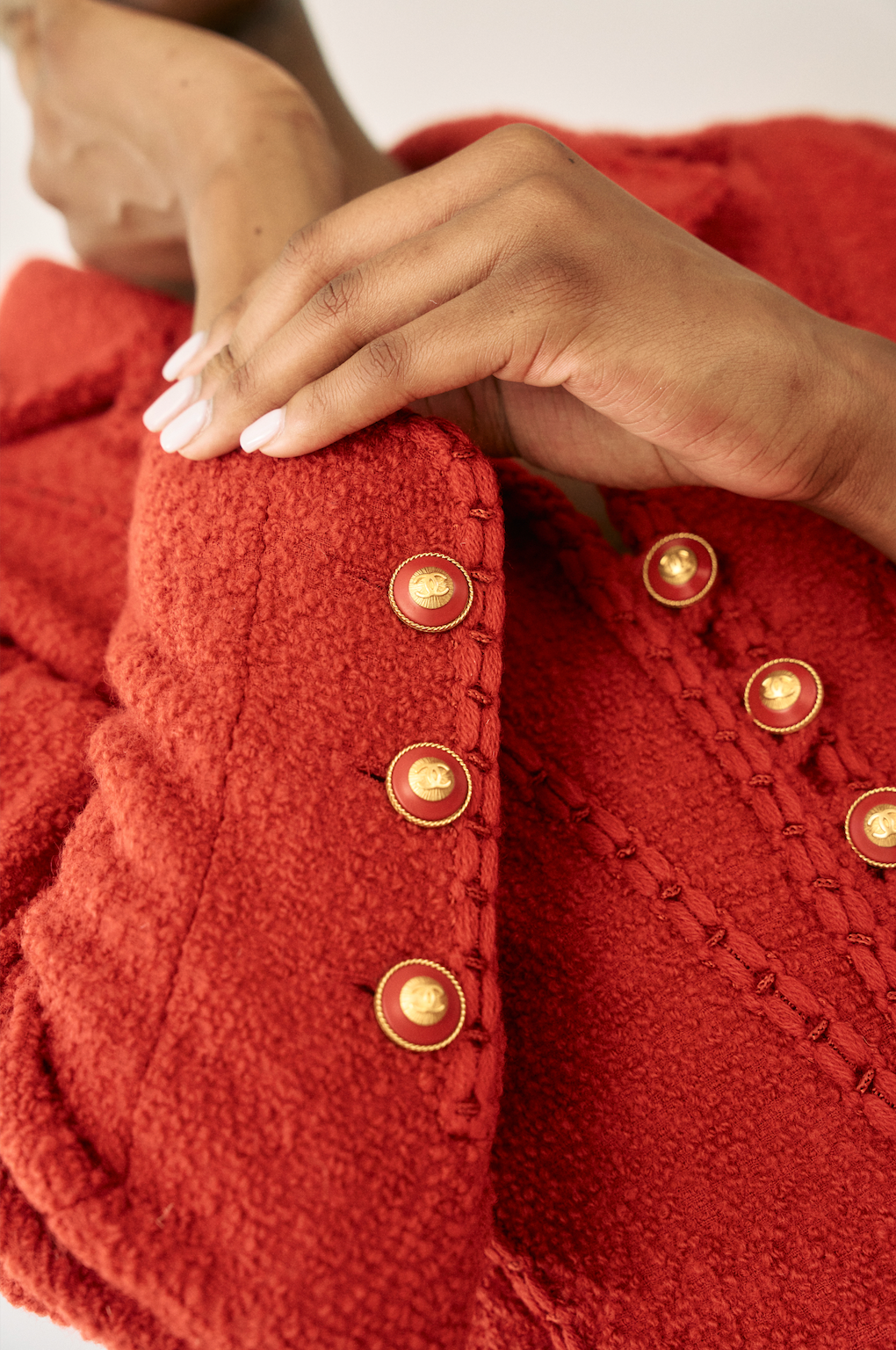 Chanel Red Corset-Trim Jacket by Karl Lagerfeld (AW 1993)