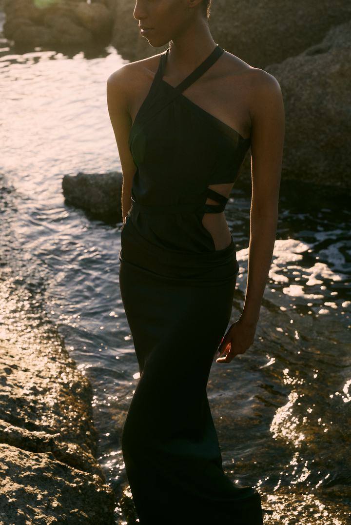 Gucci Black Bondage Dress by Tom Ford (AW 2003)