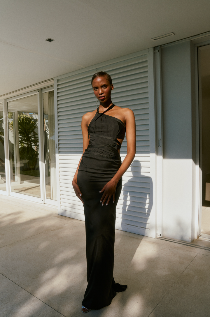 Gucci Black Bondage Dress by Tom Ford (AW 2003)