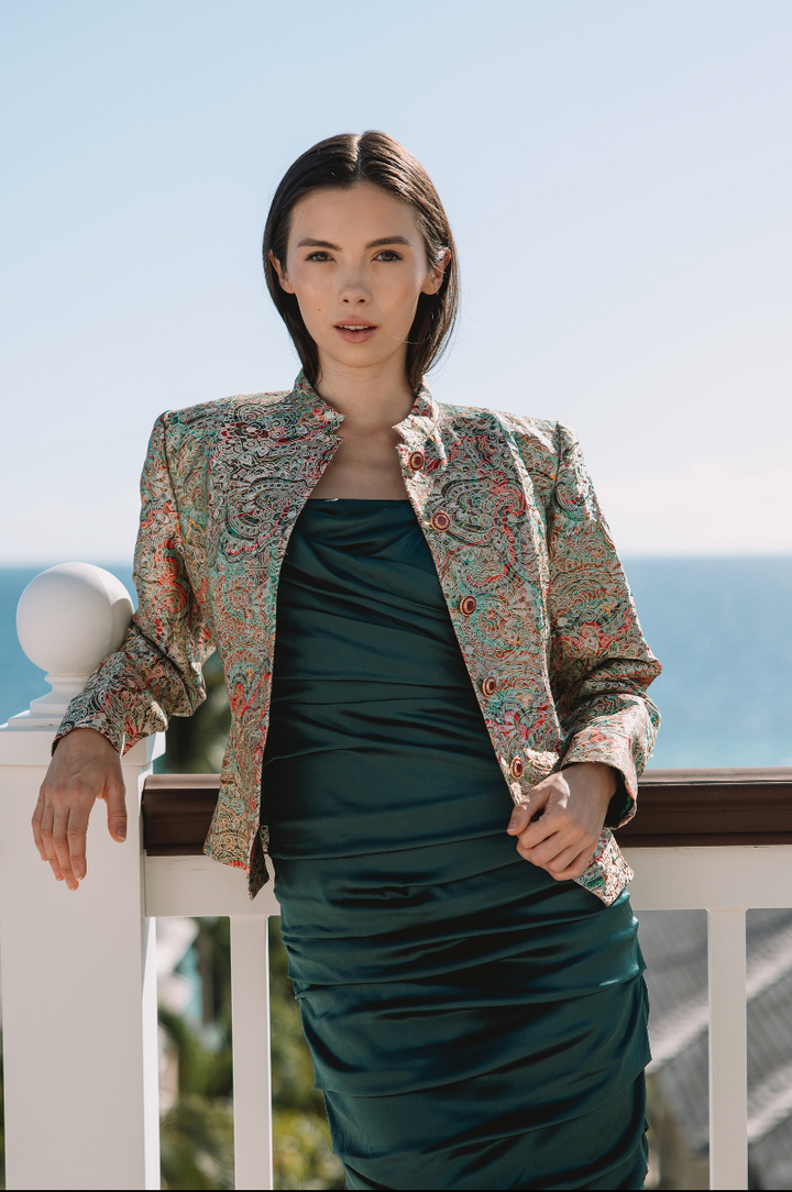 Yves Saint Laurent Lamé Brocade Jacket (c.1991)
