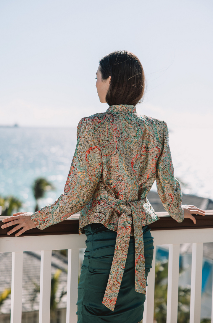 Yves Saint Laurent Lamé Brocade Jacket (c.1991)