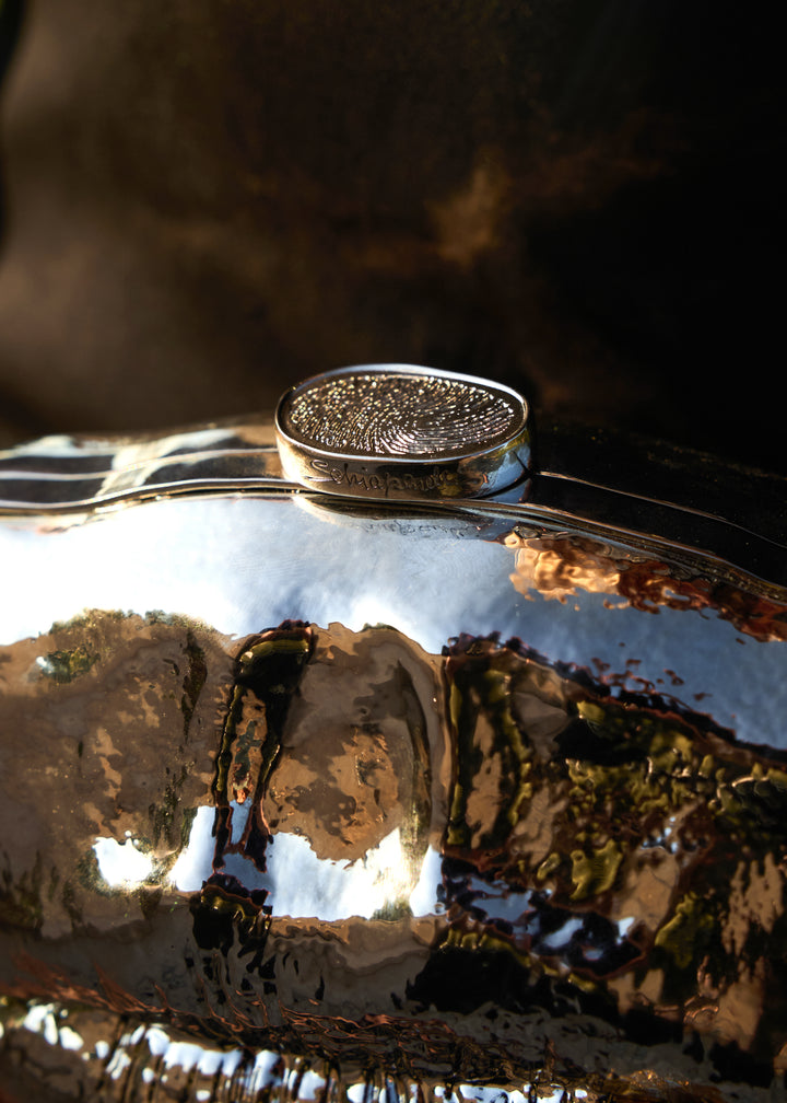 Schiaparelli Silver-Tone Pierced Mouth Bijoux Minaudière by Daniel Roseberry