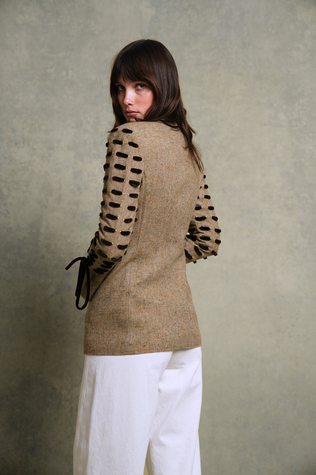Valentino Tweed Zodiac Button Jacket (AW 1992)