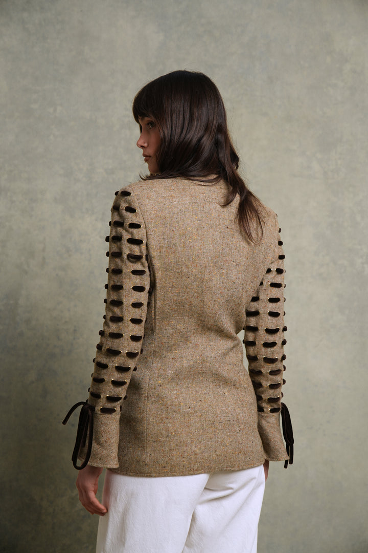 Valentino Tweed Zodiac Button Jacket (AW 1992)
