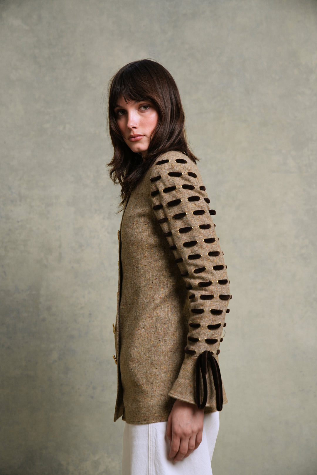 Valentino Tweed Zodiac Button Jacket (AW 1992)