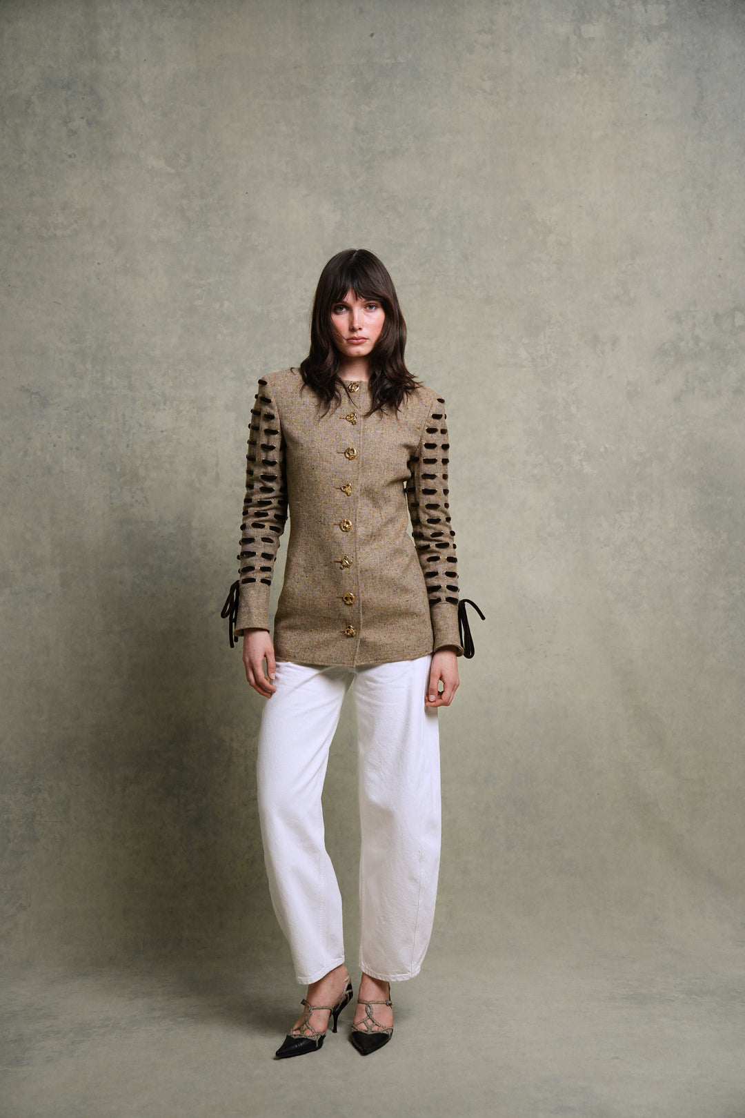 Valentino Tweed Zodiac Button Jacket (AW 1992)