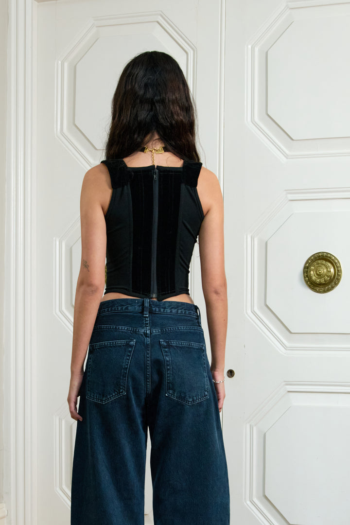 Vivienne Westwood Black Velvet Corset (AW 1991)