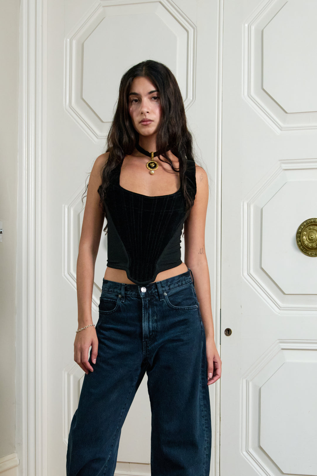 Vivienne Westwood Black Velvet Corset (AW 1991)