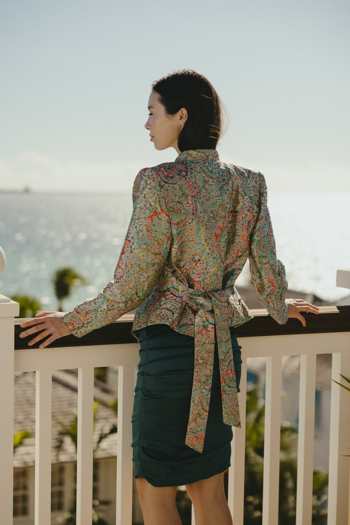 Yves Saint Laurent Lamé Brocade Jacket (c.1991)