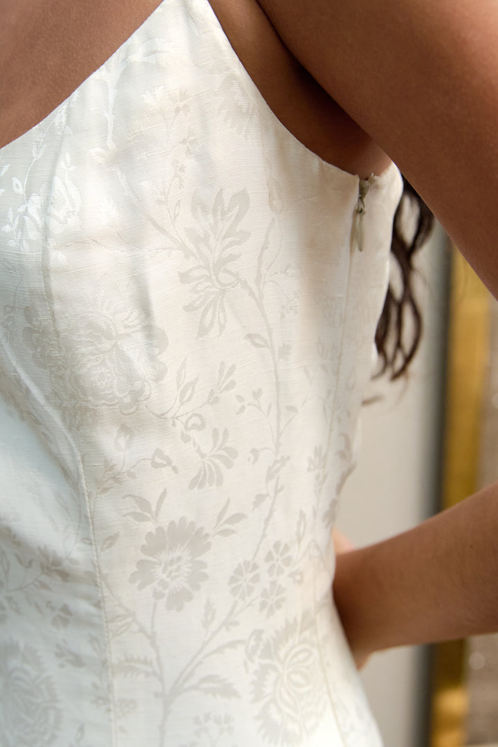 Christian Dior Ivory Jacquard gown by John Galliano (SS 1998)