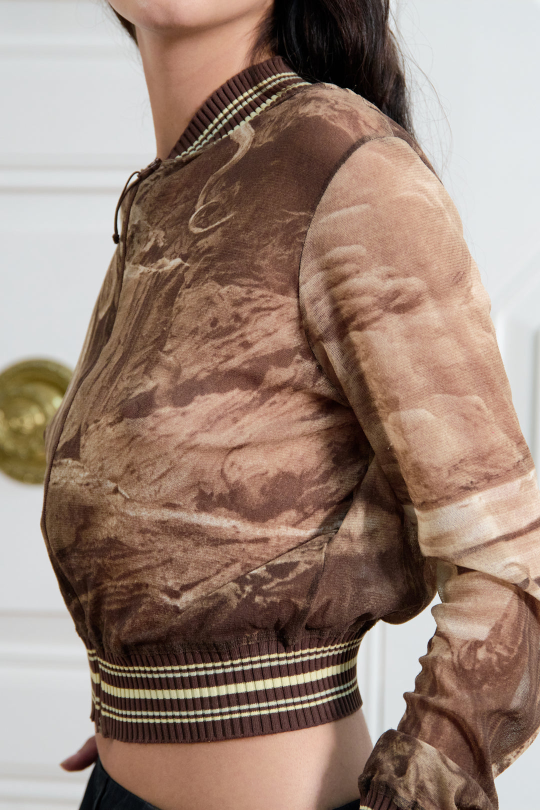 Jean Paul Gaultier Mesh Bedouins Bomber Jacket (SS 1998)