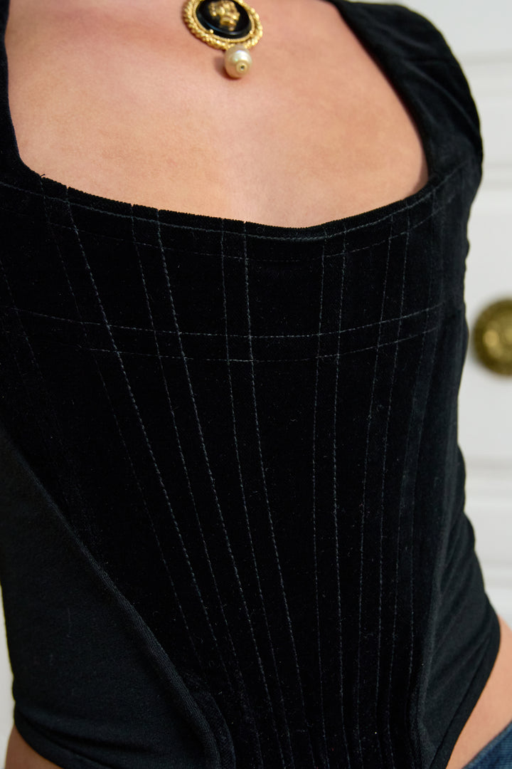 Vivienne Westwood Black Velvet Corset (AW 1991)