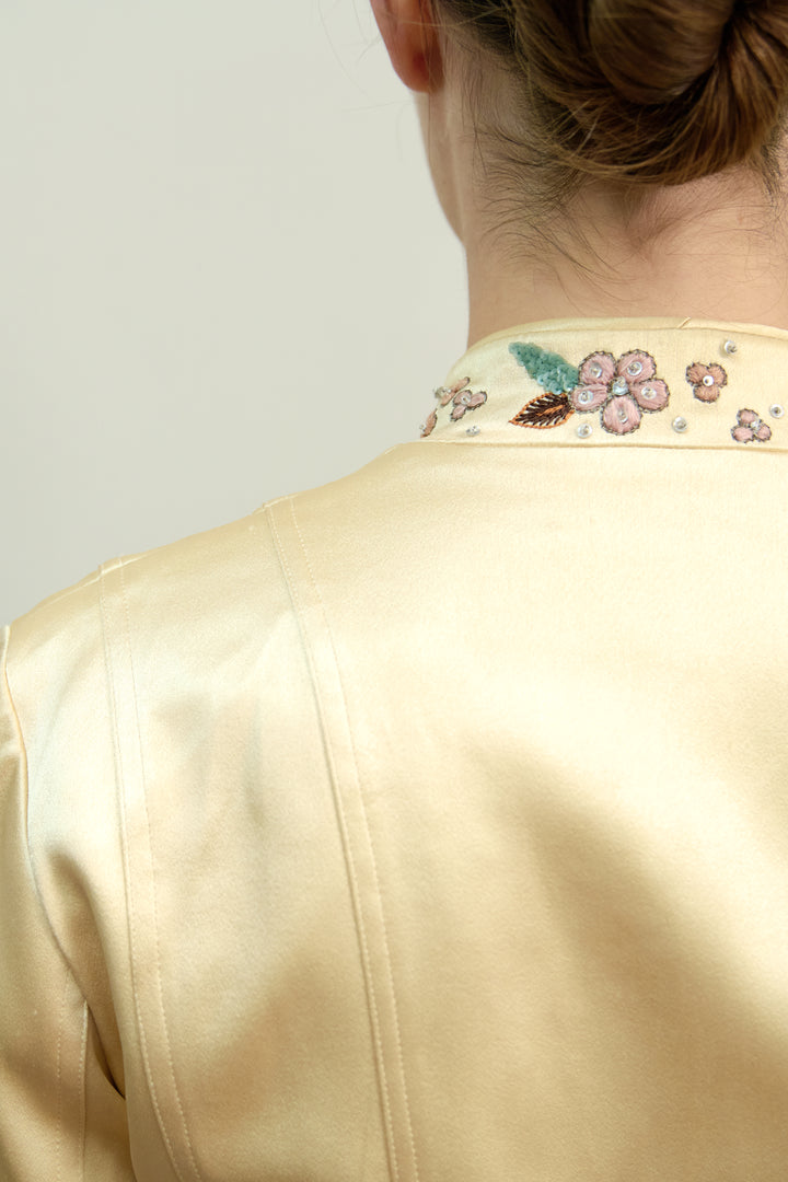 John Galliano Embroidered Satin Jacket (SS 2006)