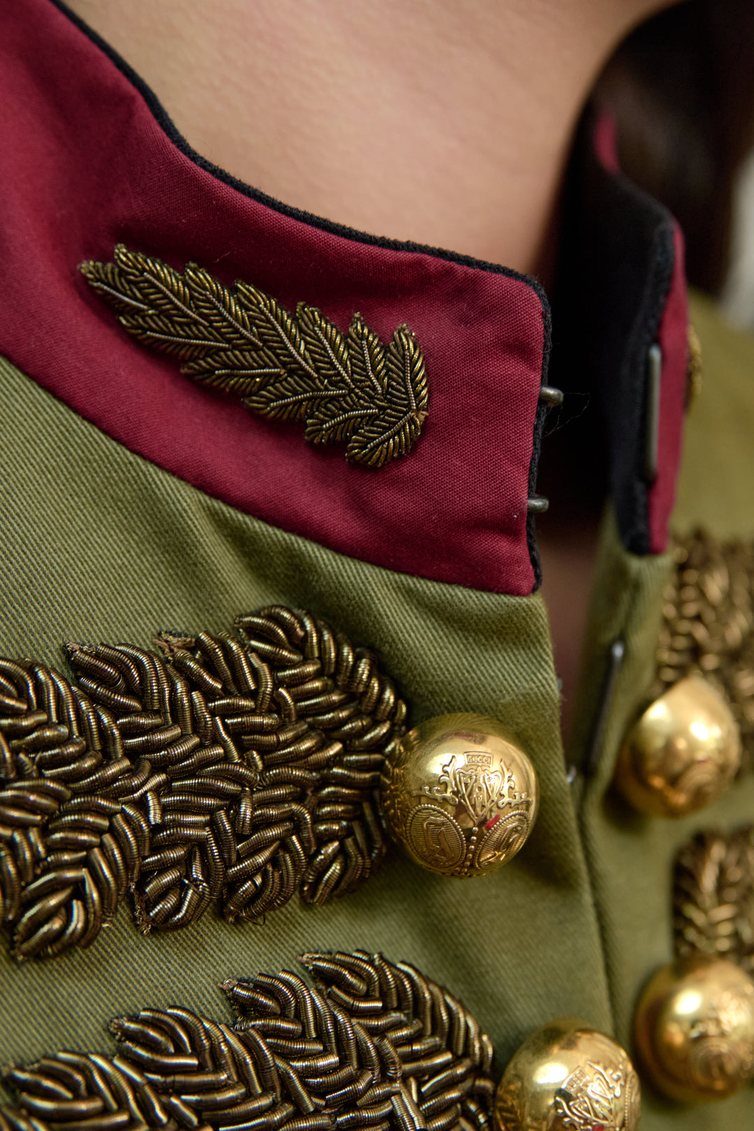 Gucci Military Inspired Jacket by Frida Giannini (SS 2015)