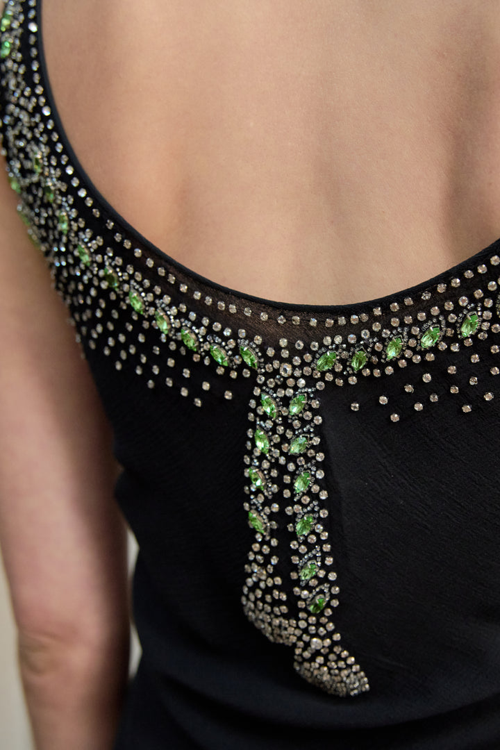 Christian Dior Evening Gown with Trompe-l’œil Crystal Bow Embroidery by John Galliano (SS 2002)