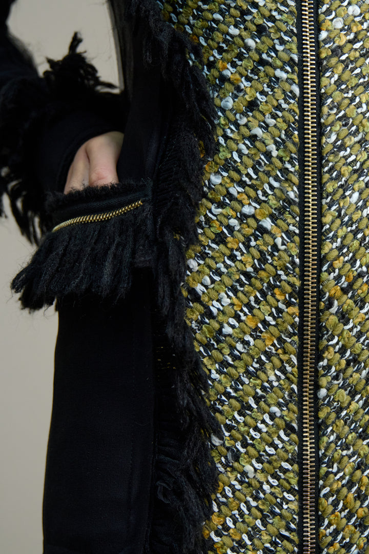 Alexander McQueen Black Wool and Crêpe Georgette Tailcoat by Sarah Burton (AW 2011)